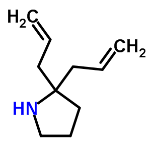 2,2-Diallyl-pyrrolidine Structure,40162-97-8Structure