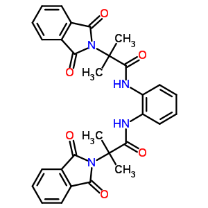 N,n-1,2-phenylene bis [1,3-dihydro-alfa,alfa-dimethyl 1,3-dioxo-2h-isoindole-2-acetamide Structure,401846-08-0Structure