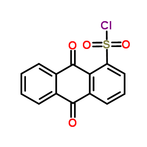 9,10-Dioxoanthracene-1-sulfonyl chloride Structure,4025-69-8Structure