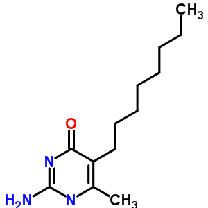 2-Amino-6-methyl-5-octylpyrimidin-4-ol Structure,4038-57-7Structure