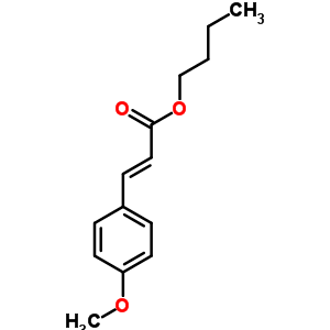 (E)-3-(4-methoxy-phenyl)-acrylic acid butyl ester Structure,40458-52-4Structure