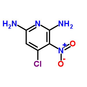 4-Chloro-3-nitro-pyridine-2,6-diamine Structure,40497-64-1Structure