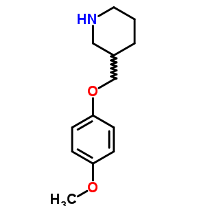 3-(4-Methoxy-phenoxymethyl)-piperidine Structure,405060-20-0Structure