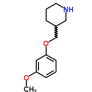 3-(3-Methoxy-phenoxymethyl)-piperidine Structure,405062-73-9Structure