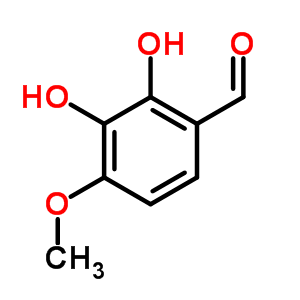 2,3-Dihydroxy-4-methoxybenzaldehyde Structure,4055-69-0Structure