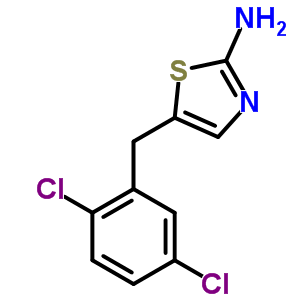 5-(2,5-Dichlorobenzyl)thiazol-2-amine Structure,405921-35-9Structure