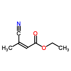 2-Butenoic acid,3-cyano-, ethyl ester, (z)-(9ci) Structure,40595-04-8Structure