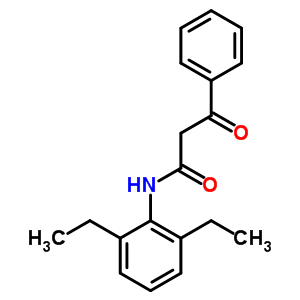 N-(2,6-diethylphenyl)-3-oxo-3-phenylpropanamide Structure,40624-79-1Structure