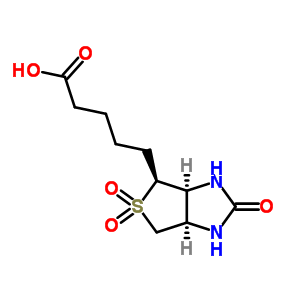 5-[(3Ar,6s,6as)-2,5,5-trioxo-1,3,3a,4,6,6a-hexahydrothieno[3,4-d]imidazol-6-yl]pentanoic acid Structure,40720-05-6Structure