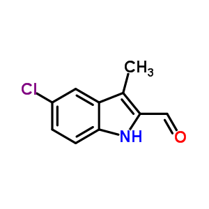 5-Chloro-3-methyl-1H-indole-2-carbaldehyde Structure,40731-16-6Structure