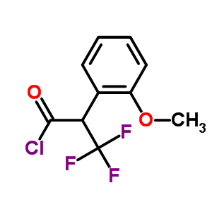 (+/-)-1-Methoxy-1-(trifluoromethyl)phenylacetyl chloride Structure,40793-68-8Structure