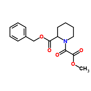 Alfa-oxo[(phenylmethoxy) carbonyl]-1-piperidine acetic acid methyl ester Structure,409366-76-3Structure