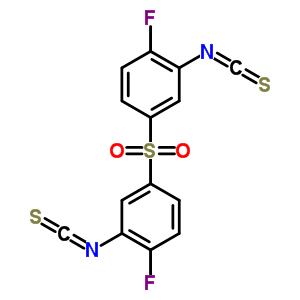 1-Fluoro-4-(4-fluoro-3-isothiocyanato-phenyl)sulfonyl-2-isothiocyanato-benzene Structure,40939-78-4Structure