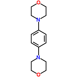 1,4-Dimorpholinobenzene Structure,4096-22-4Structure