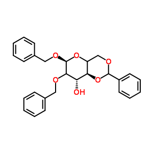 Benzyl 2-o-benzyl-4,6-o-benzylidene-alpha-d-mannopyranoside Structure,40983-95-7Structure