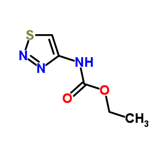 Ethyl n-(thiadiazol-4-yl)carbamate Structure,4100-29-2Structure