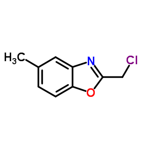 2-(Chloromethyl)-5-methyl-1,3-benzoxazole Structure,41014-44-2Structure