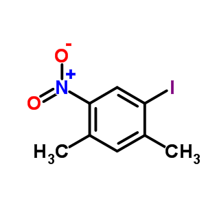 2,4-Dimethyl-1-iodo-5-nitrobenzene Structure,4102-38-9Structure