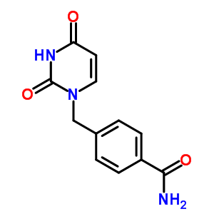 4-[(2,4-Dioxopyrimidin-1-yl)methyl]benzamide Structure,4116-44-3Structure