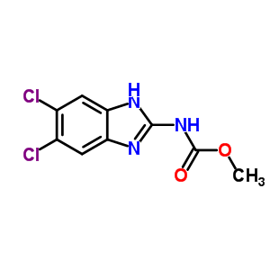 Methyl 5,6-dichloro-1h-benzo[d]imidazol-2-ylcarbamate Structure,41196-04-7Structure