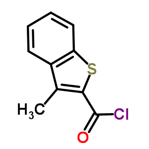 Benzo[b]thiophene-2-carbonyl chloride, 3-methyl- Structure,41280-76-6Structure