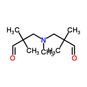 3-[(2,2-Dimethyl-3-oxo-propyl)-methyl-amino]-2,2-dimethyl-propanal Structure,41348-50-9Structure