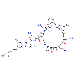 Polymyxin b(1) Structure,4135-11-9Structure