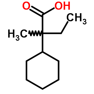 2-Cyclohexyl-2-methyl-butanoic acid Structure,41418-00-2Structure