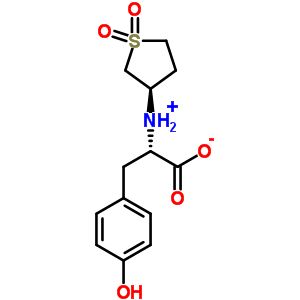 2-(1,1-Dioxotetrahydro-1lambda*6*-thiophen-3-yl-amino)-3-(4-hydroxyphenyl)propionic acid Structure,415919-39-0Structure