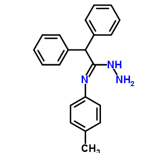 N-amino-n-(4-methylphenyl)-2,2-diphenyl-ethanimidamide Structure,4172-88-7Structure