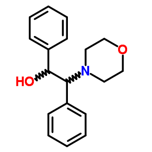 2-Morpholin-4-yl-1,2-diphenyl-ethanol Structure,4176-70-9Structure