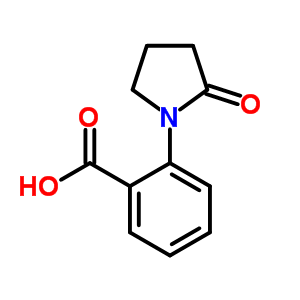 2-(2-Oxopyrrolidin-1-yl)benzoic acid Structure,41790-73-2Structure