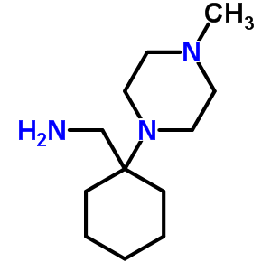 (1-(4-Methylpiperazin-1-yl)cyclohexyl)methanamine Structure,41805-59-8Structure