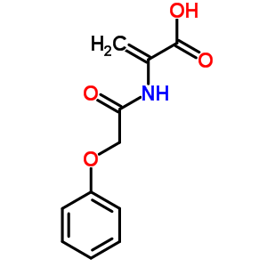 2-[(2-Phenoxyacetyl)amino]prop-2-enoic acid Structure,41847-91-0Structure