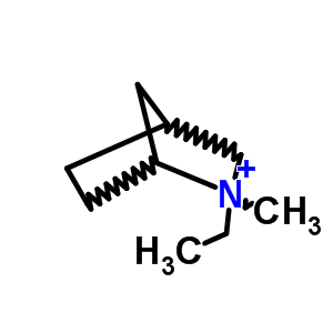 6-Ethyl-6-methyl-6-azoniabicyclo[2.2.1]heptane Structure,4186-41-8Structure