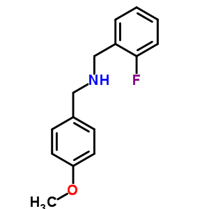 (2-Fluoro-benzyl)-(4-methoxy-benzyl)-amine Structure,418788-17-7Structure