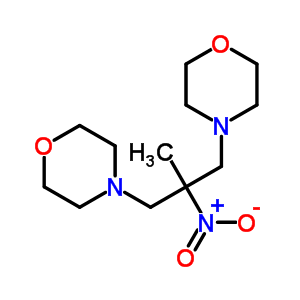 4-(2-Methyl-3-morpholin-4-yl-2-nitro-propyl)morpholine Structure,4198-81-6Structure