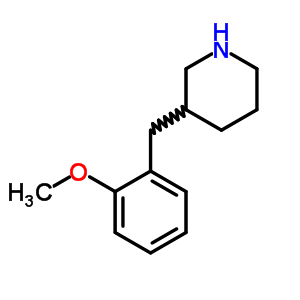 3-(2-Methoxybenzyl)piperidine Structure,420137-10-6Structure