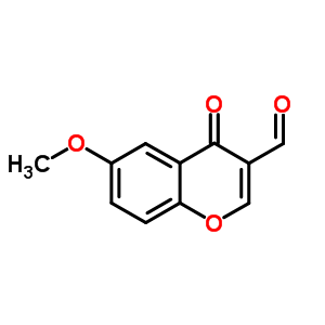 6-Methoxy-4-oxo-4h-chromene-3-carbaldehyde Structure,42059-79-0Structure