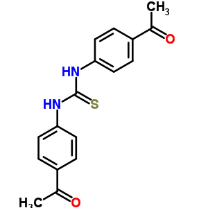 1,3-Bis(4-acetylphenyl)thiourea Structure,42084-03-7Structure