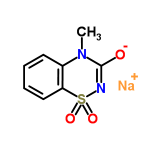 4-Methyl-2h-1,2,4-benzothiadiazin-3(4h)-one-1,1-dioxide sodium salt Structure,42140-55-6Structure