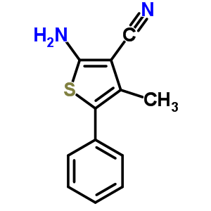 2-Amino-4-methyl-5-phenyl-3-thiophenecarbonitrile Structure,42160-26-9Structure