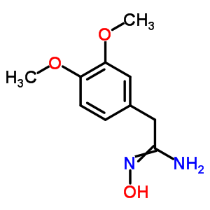 2-(3,4-Dimethoxy-phenyl)-n-hydroxy-acetamidine Structure,42191-48-0Structure