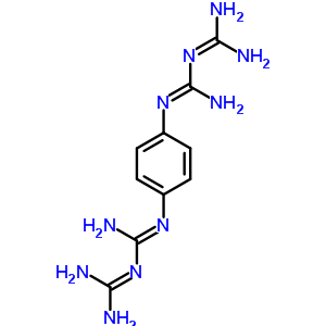 2-[N-[4-[[amino-(diaminomethylideneamino)methylidene]amino]phenyl]carbamimidoyl]guanidine Structure,42197-95-5Structure