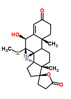 6Beta-hydroxy-7alpha-(thiomethyl) spironolactone Structure,42219-60-3Structure