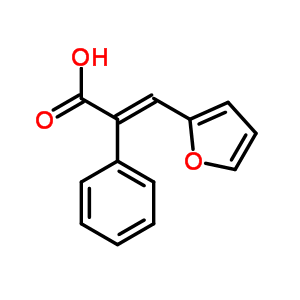 (2E)-3-(2-furyl)-2-phenylacrylic acid Structure,42307-39-1Structure