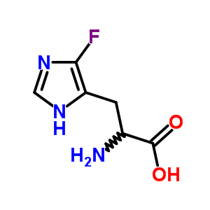 2-Amino-3-(5-fluoro-3h-imidazol-4-yl)propanoic acid Structure,42310-02-1Structure