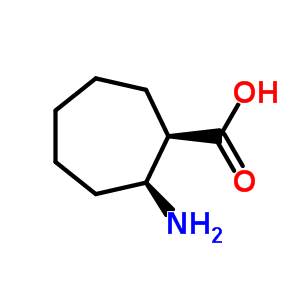 Cis-2-aminocycloheptane-cooh*hcl Structure,42418-83-7Structure