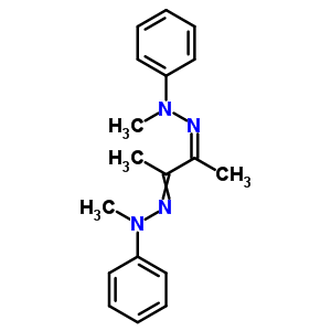 2,3-Butanedione,2,3-di-2-methyl-2-phenylhydrazone Structure,42479-40-3Structure