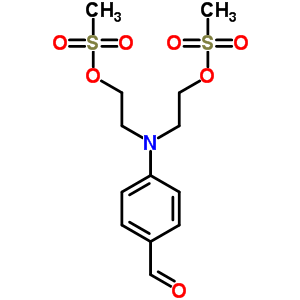 2-(4-Formyl(2-((methylsulfonyl)oxy)ethyl)anilino)ethyl methanesulfonate Structure,4248-79-7Structure